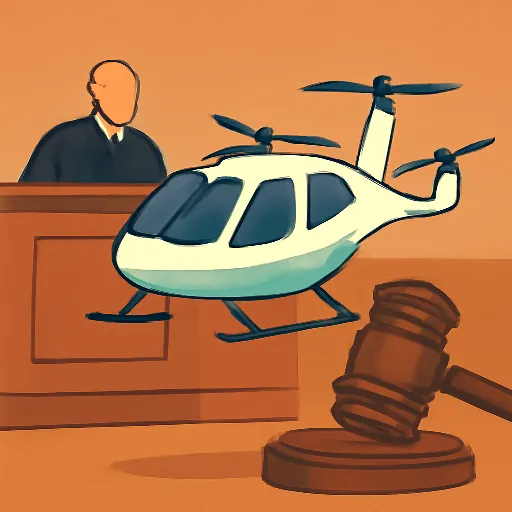 Electric air taxis are stuck in the courtroom
