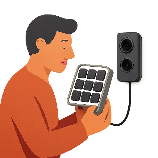Cómo configuré este panel solar de $17 para dar a la cámara de mi timbre una batería ilimitada.