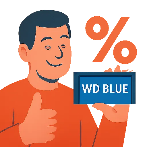 This WD Blue SSD is almost 60% off at Best Buy - and I recommend it