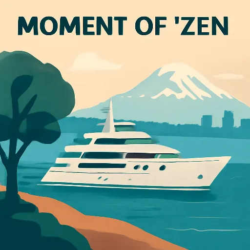 A ‘Zen’ pillanat: Egy újabb milliárdos szuperjachtja vonzza a tekinteteket Seattle-ben