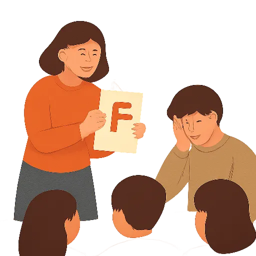 „¡No leamos las calificaciones de los estudiantes delante de toda la clase!” – según el Movimiento Docente, esto puede causar ansiedad y vergüenza.