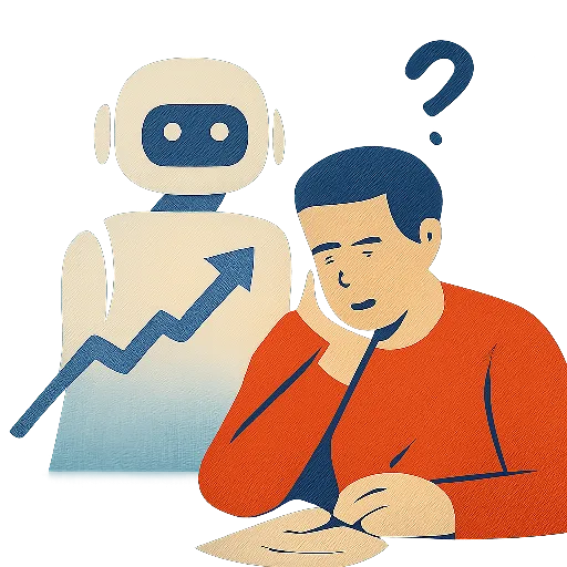 Questioning productivity gains from AI