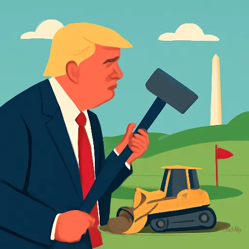 Trump fija el 1 de septiembre como fecha de inicio para la remodelación del campo de golf "en mal estado" de D.C.